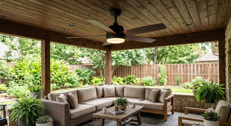 Porch Fan Installation in Overland Park, KS